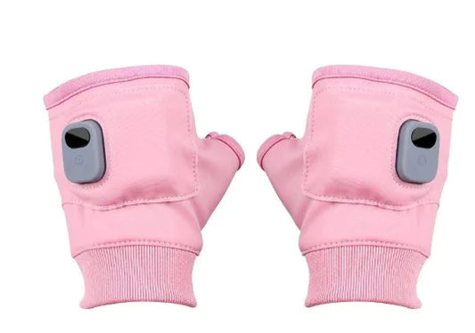USB Rechargeable Electric Heating Winter Gloves (One Pair)