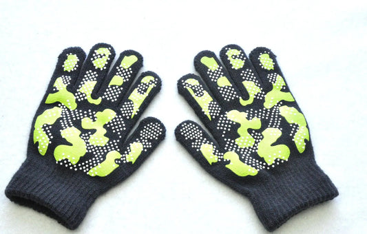Children's Winter Knitted Gloves for Outdoor Sports