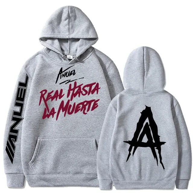 Autumn Fleece Men's Hoodies with Anuel AA Print