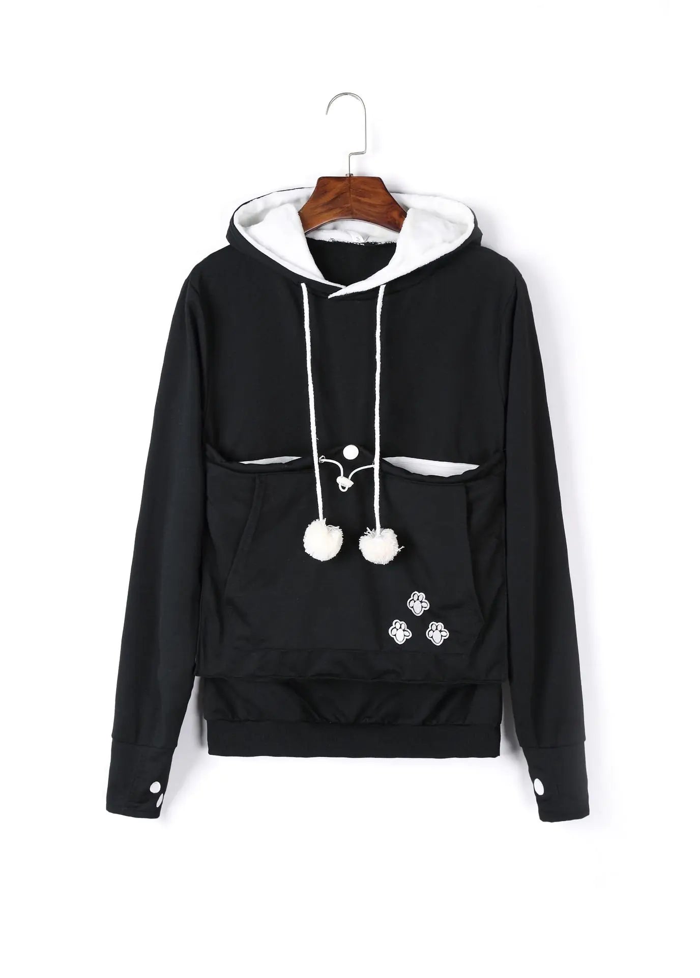 Cute Winter Hoodies with Pet Pocket for Women
