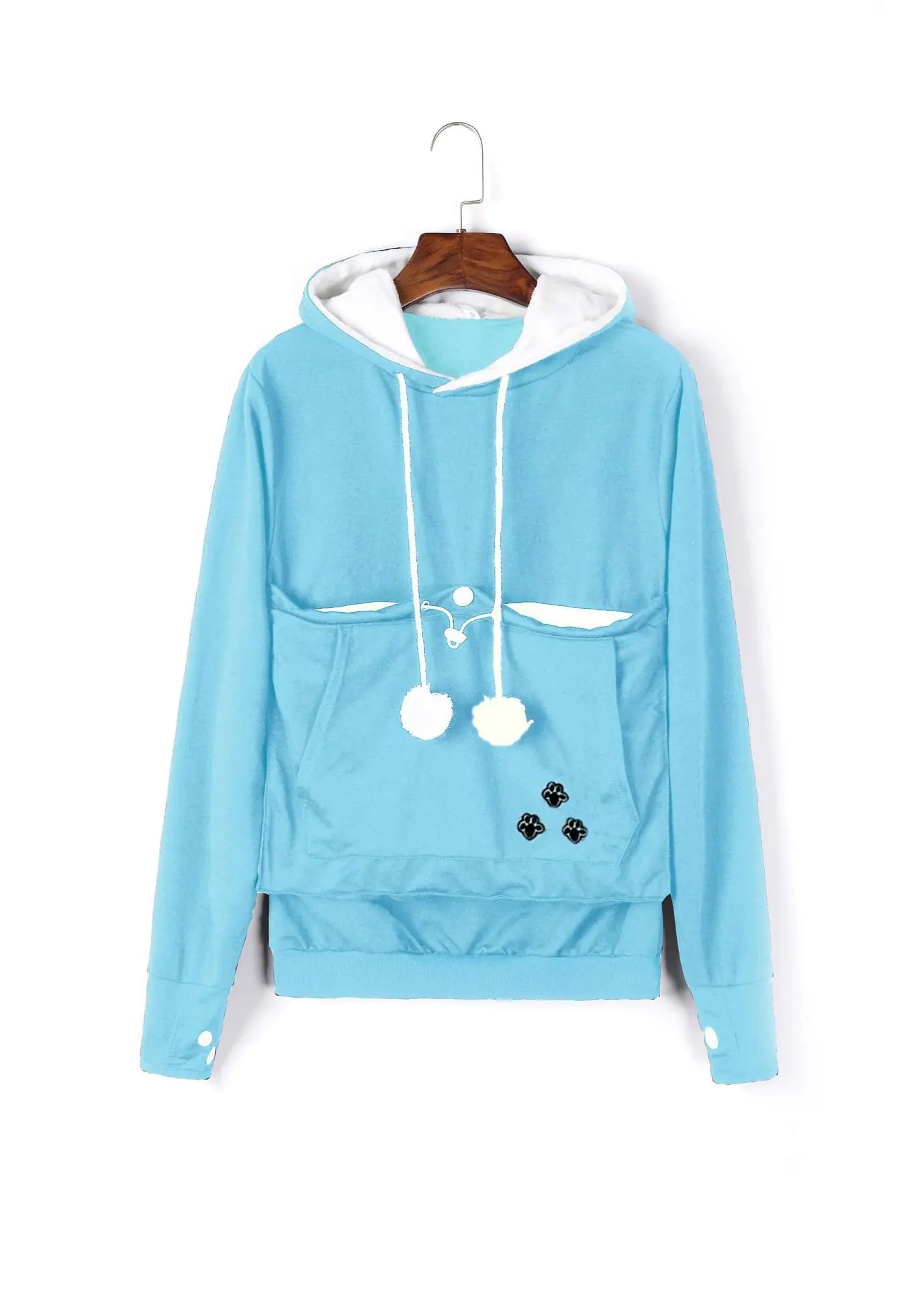 Cute Winter Hoodies with Pet Pocket for Women