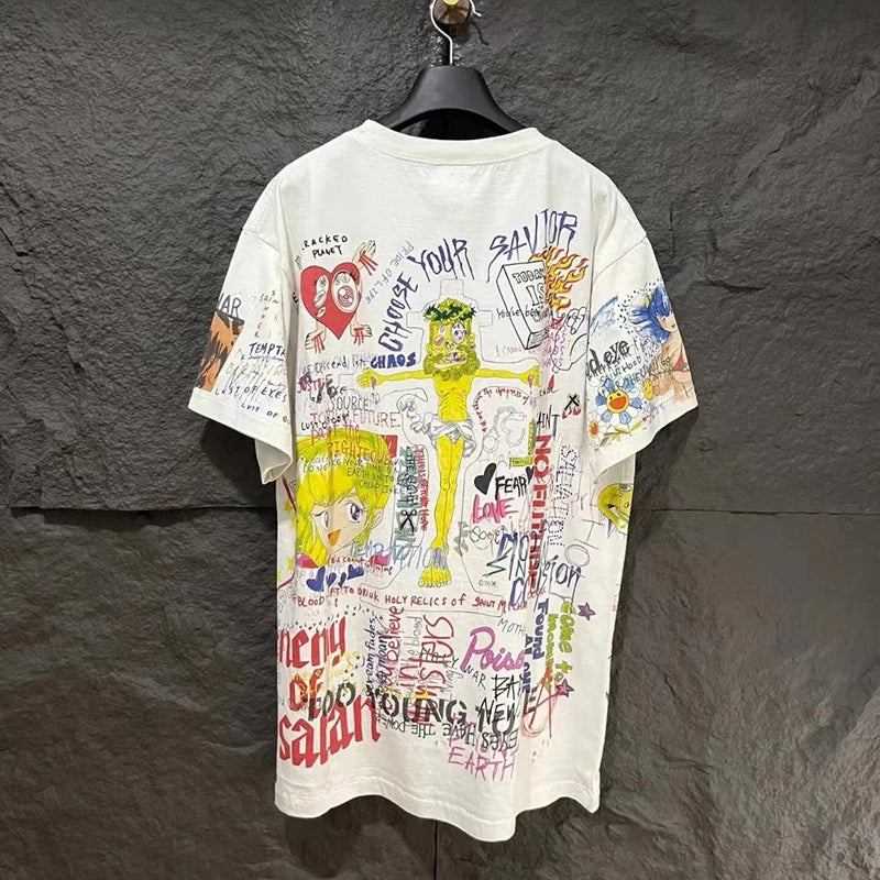 SAINT MICHAEL Vintage Wash Short Sleeve T-shirts