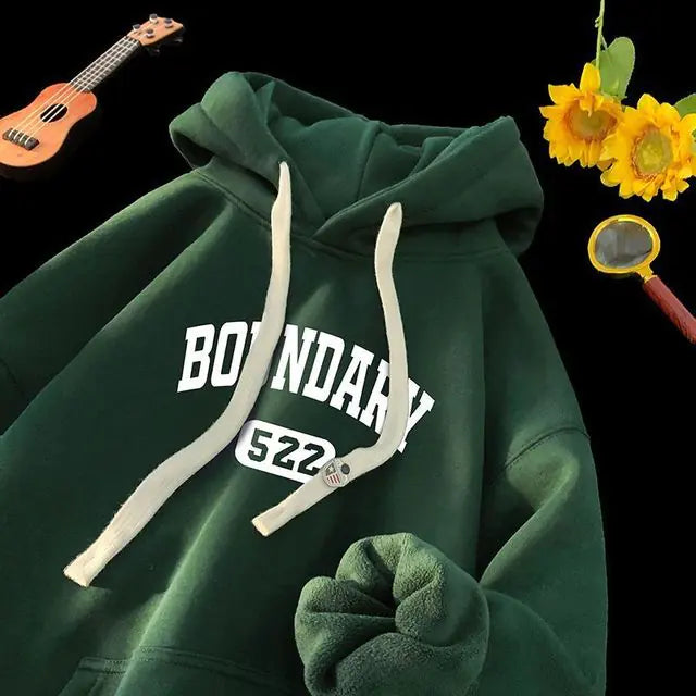 American Retro Oversized Hoodies for Women (Spring/Autumn)
