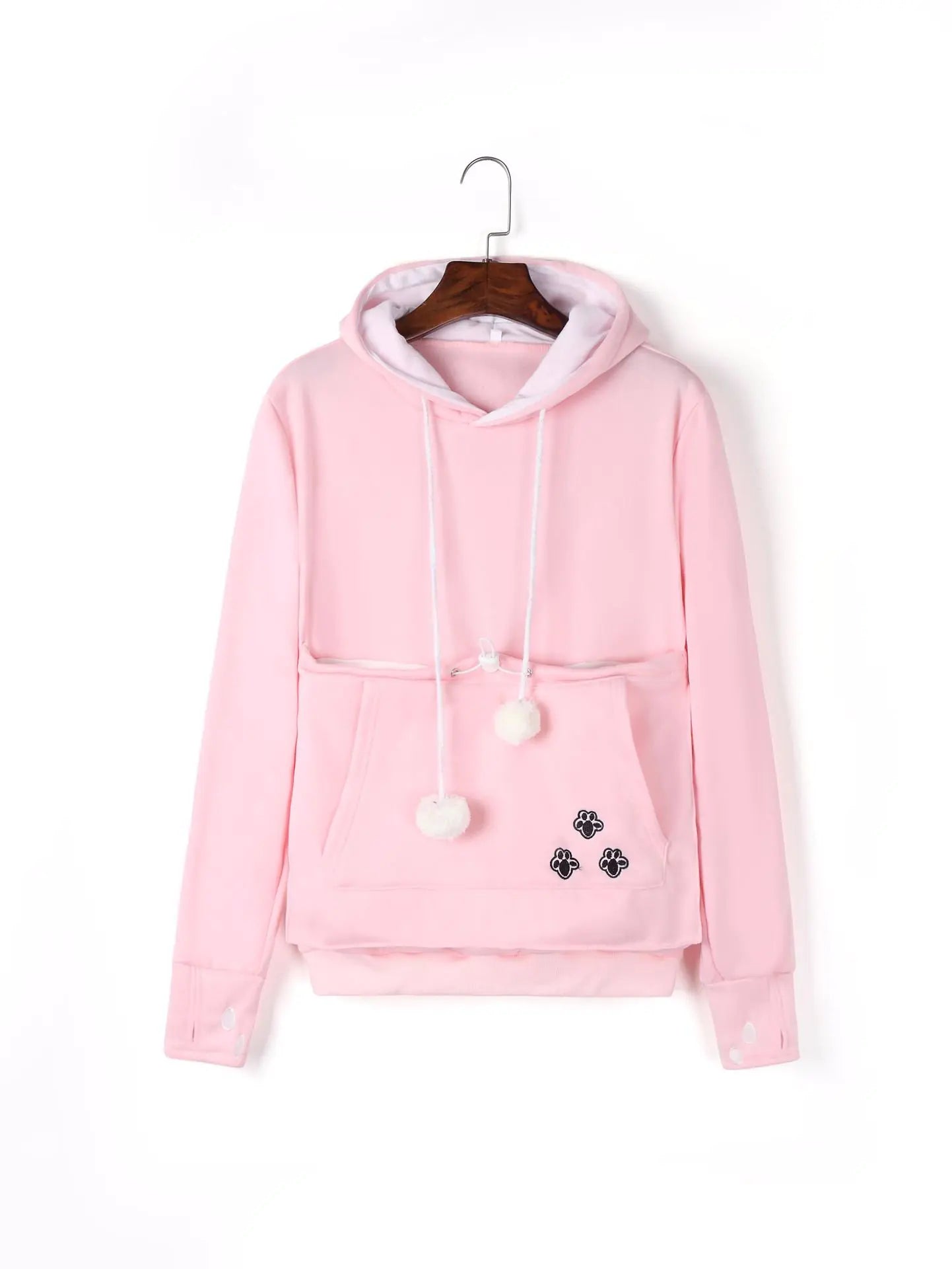 Cute Winter Hoodies with Pet Pocket for Women