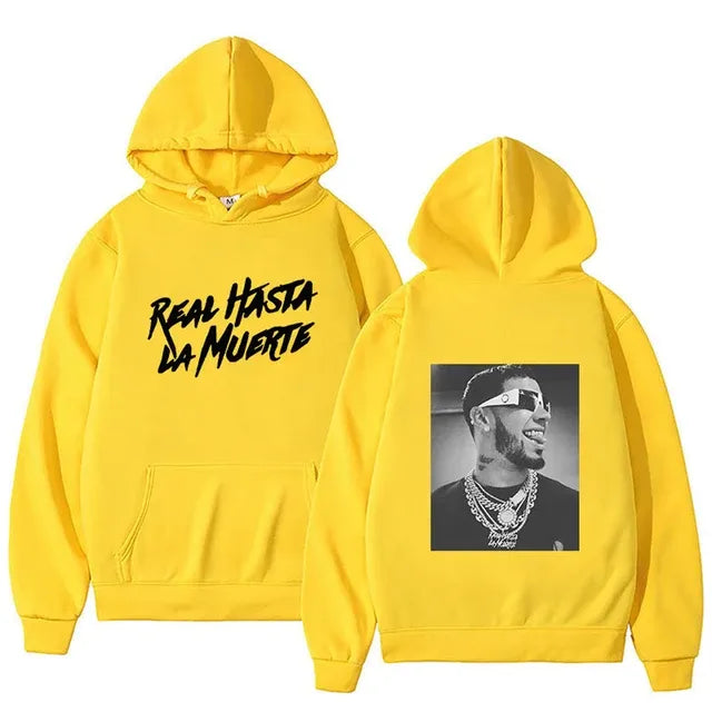 Autumn Fleece Men's Hoodies with Anuel AA Print